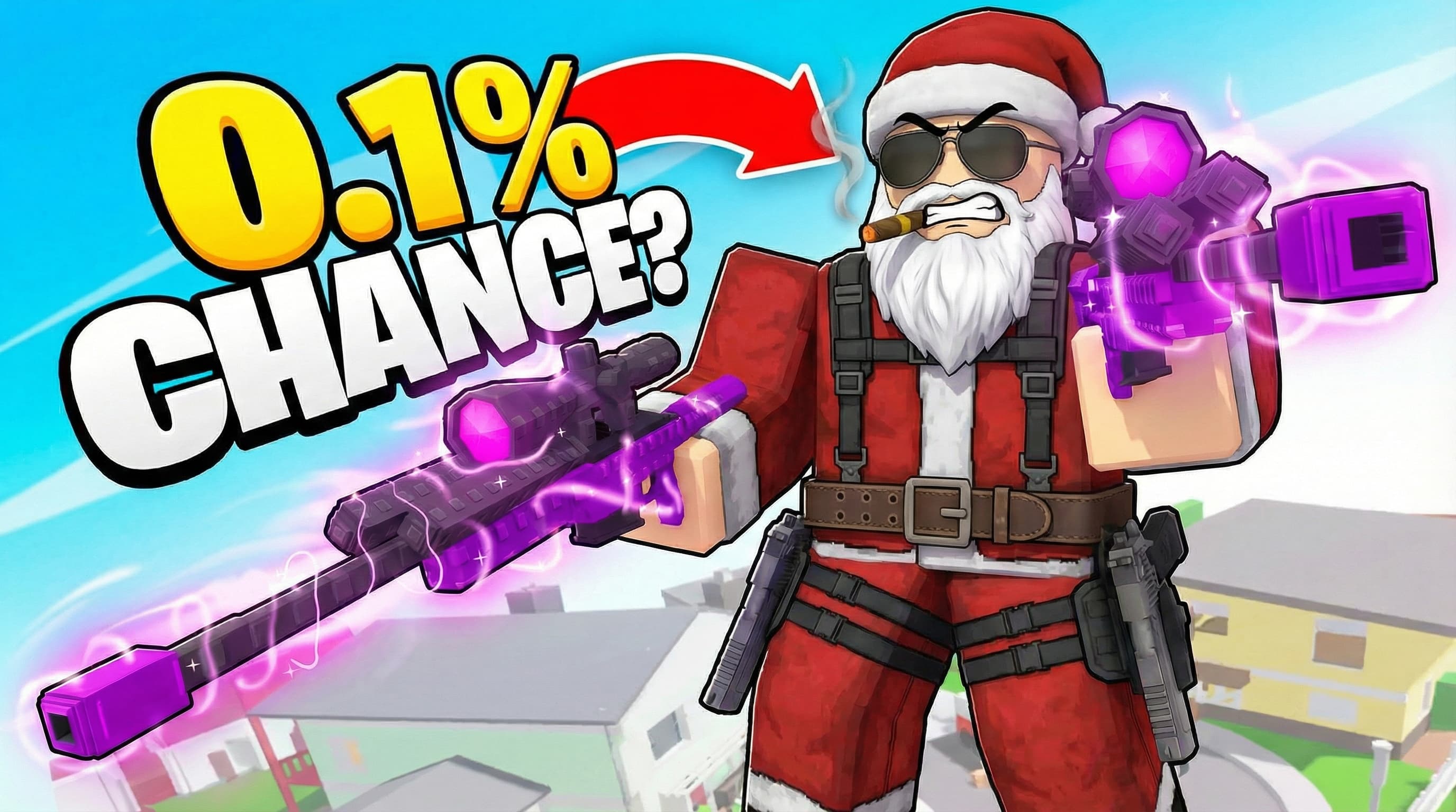 0.1% CHANCE?! Secret Santa Sniper Drop